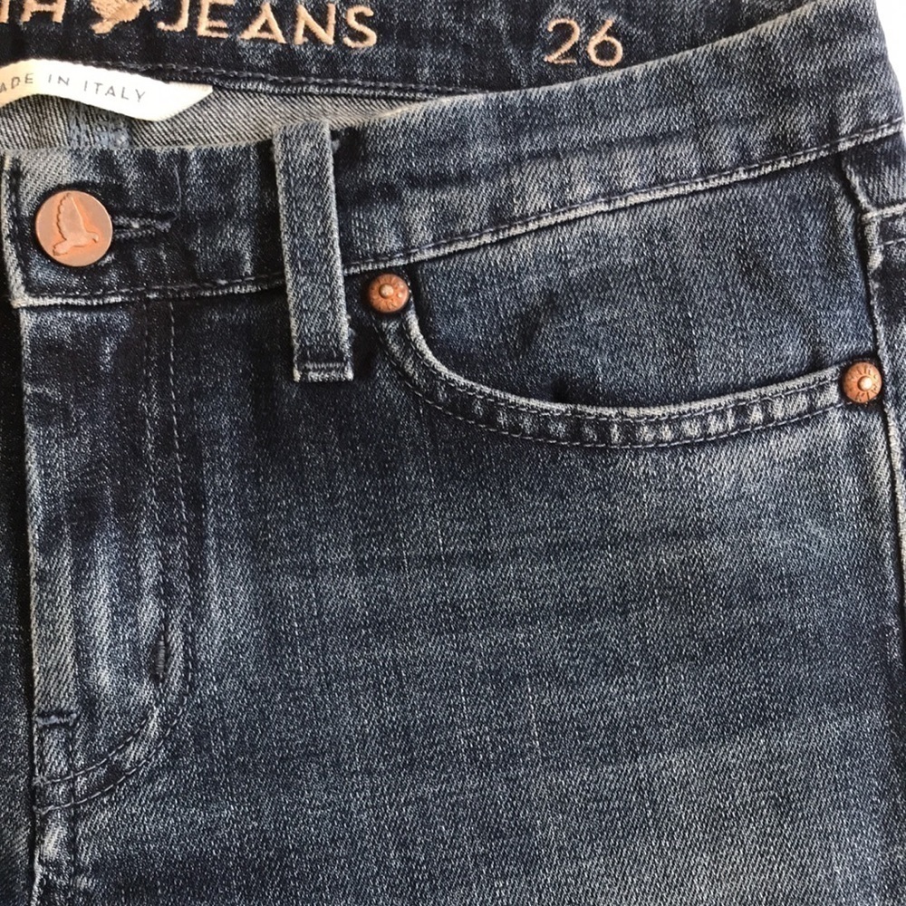 MiH Breathless Low Rise Skinny Jeans Ricky Dark Wash 26 Italy - Picture 16 of 16